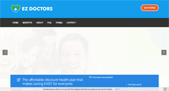 Desktop Screenshot of ezdoctors.com
