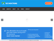 Tablet Screenshot of ezdoctors.com